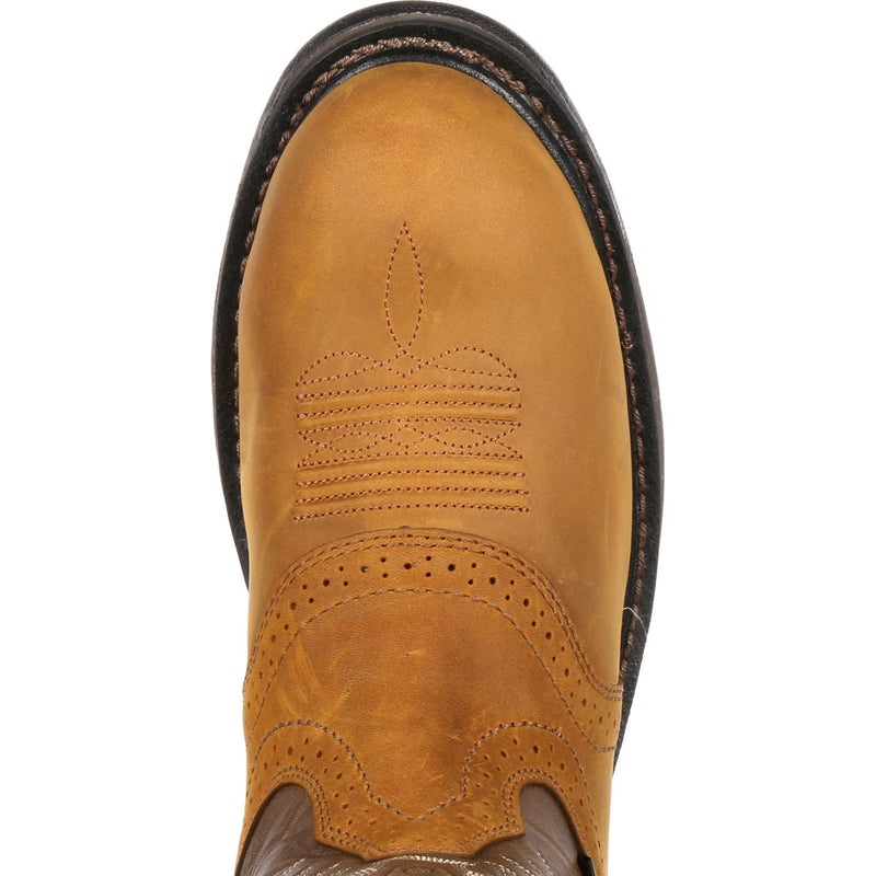 Ariat WorkHog Pull-On H2O Composite Toe Waterproof Work Boot - birdseye