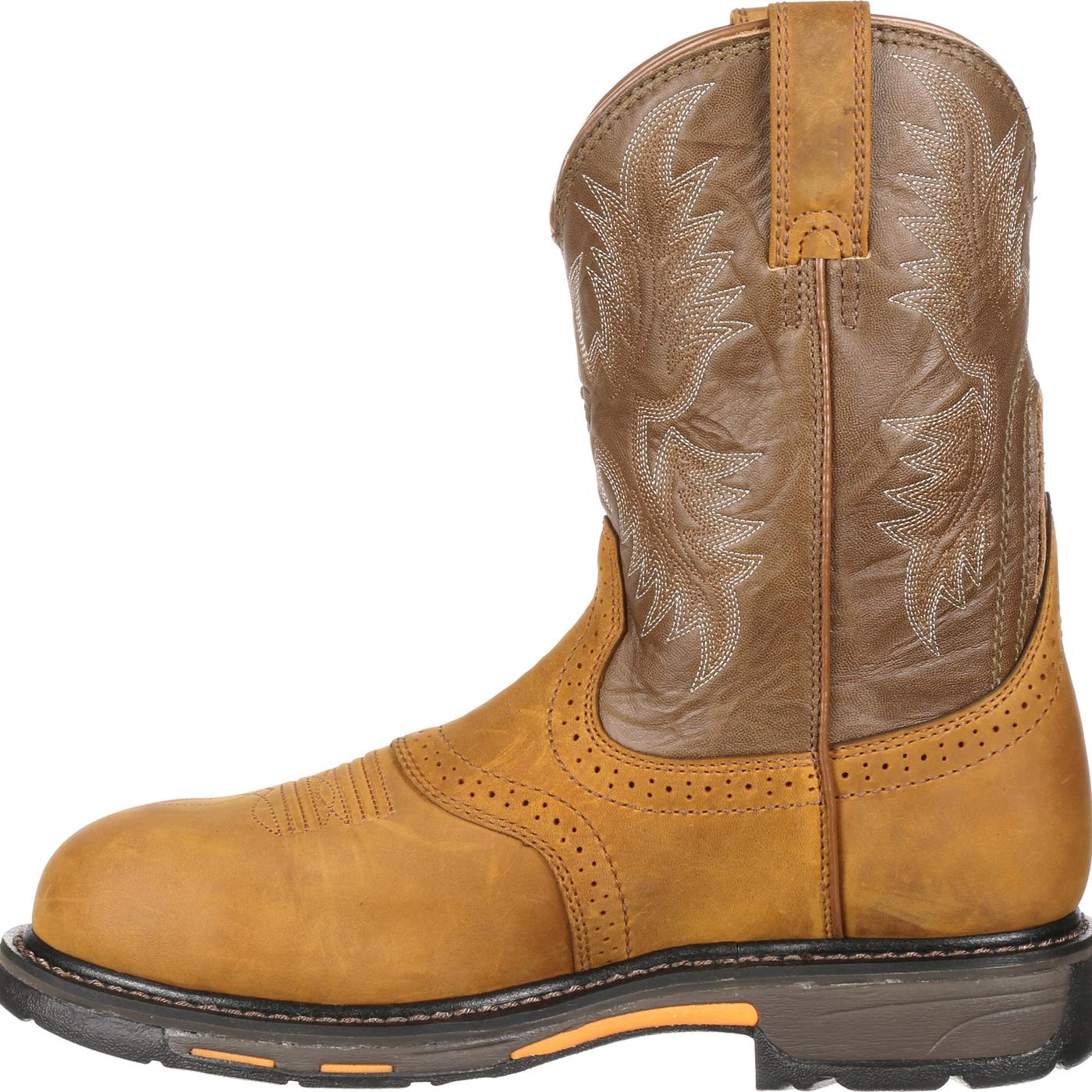 Ariat WorkHog Pull-On H2O Composite Toe Waterproof Work Boot - profile