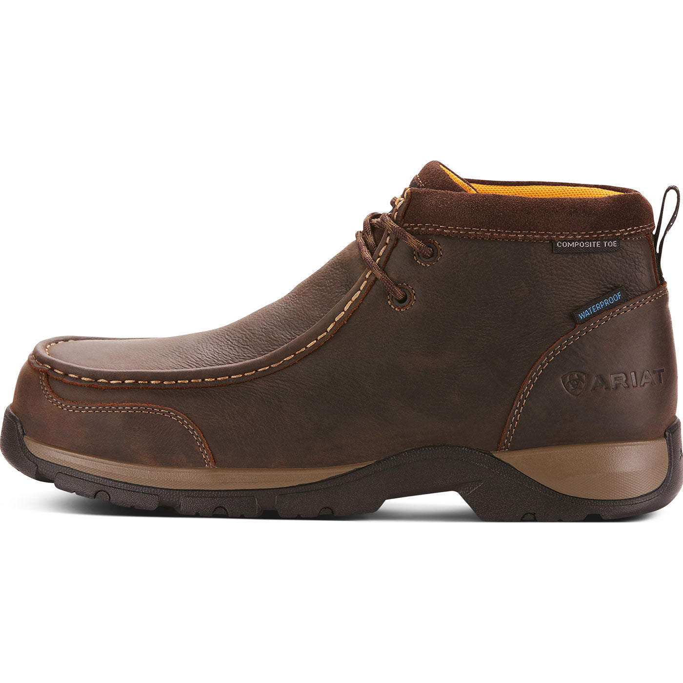 Ariat Edge LTE Men's 5-inch Composite Toe Electrical Hazard Chukka Work Shoe - profile