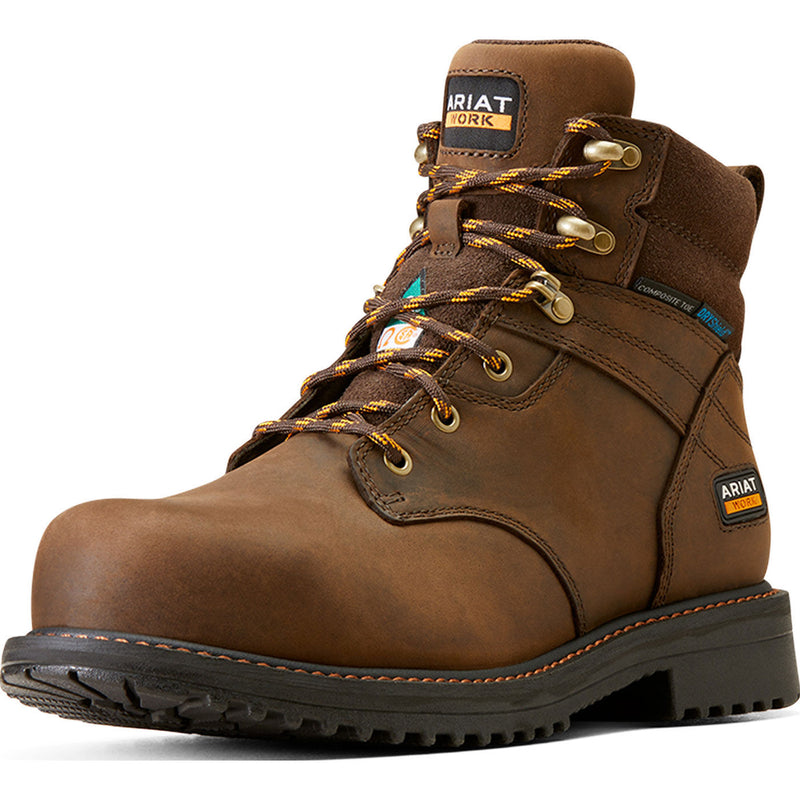 Ariat RigTEK CSA Men's 6-inch Composite Toe Electrical Hazard Puncture-Resisting Waterproof Work Boot - profile