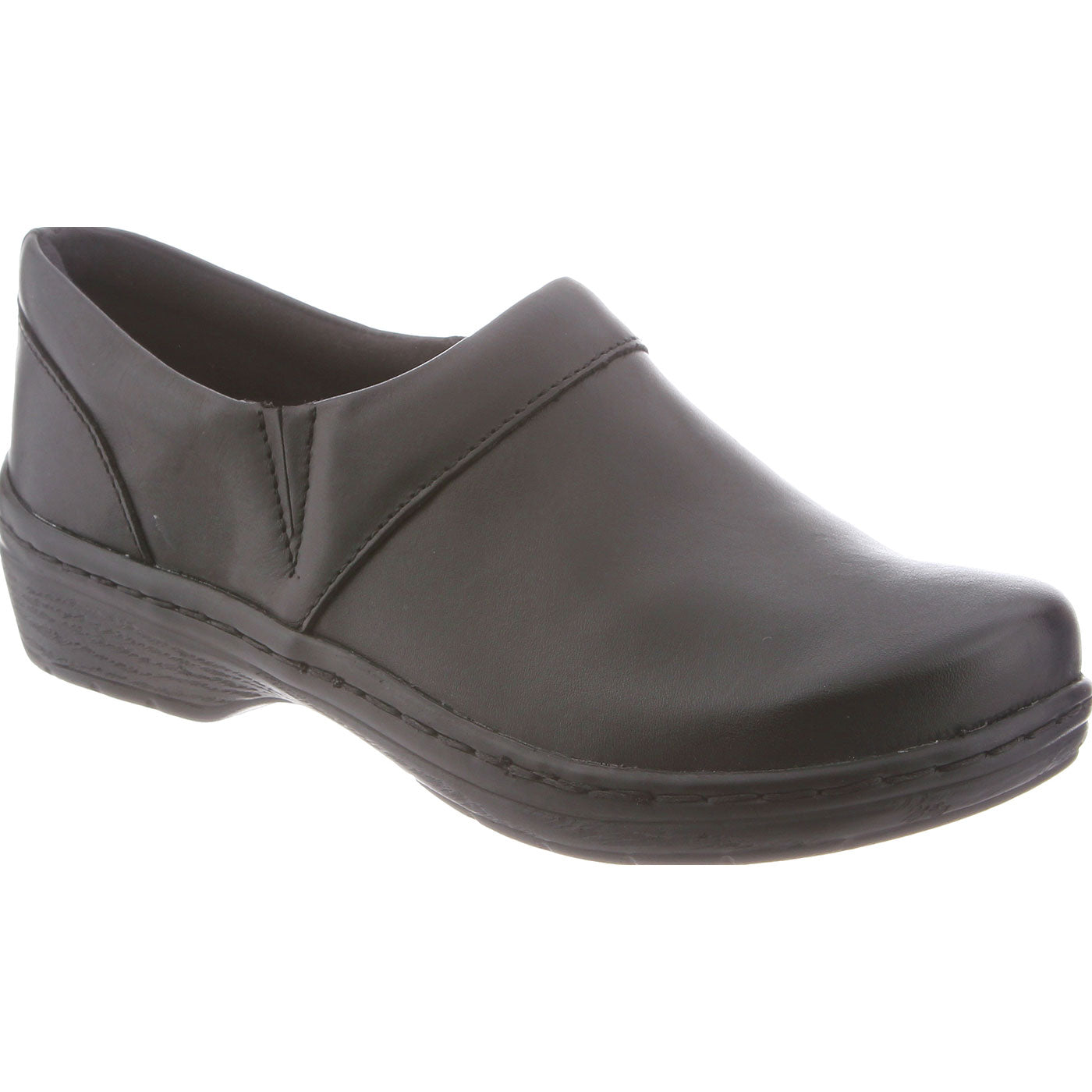 KLOGS ⭐️ slip resistant clogs Klogs Footwear Clogs Womens Tooled Slide Mule Brown Leather  main image 4