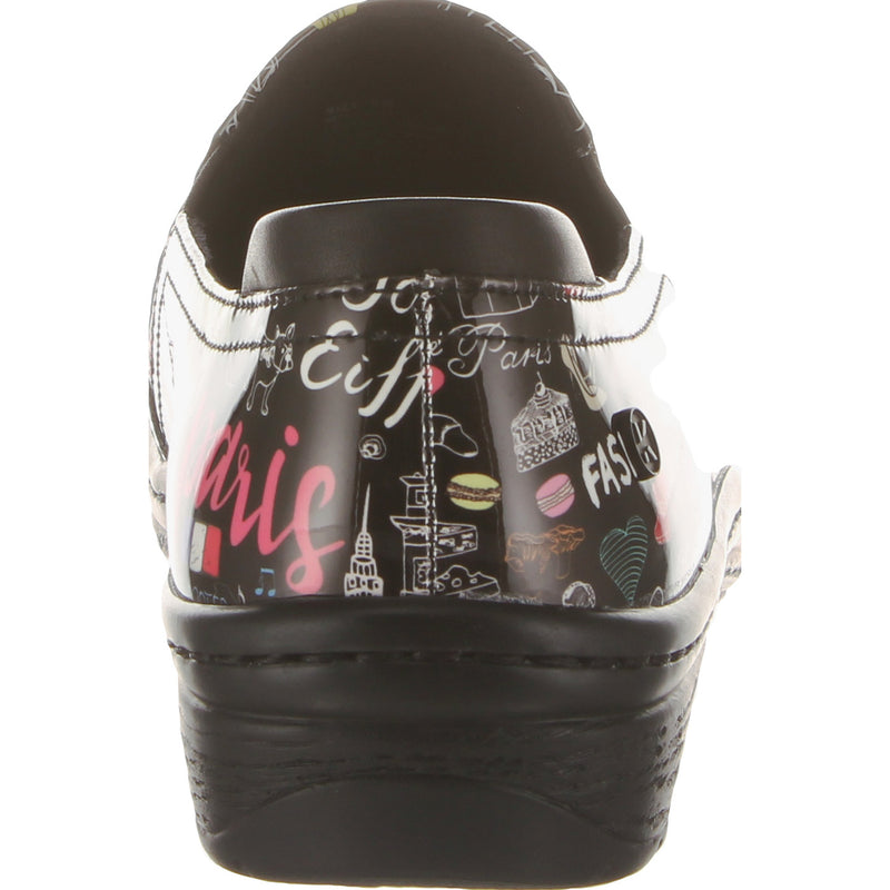 Klogs Moxy Paris Patent Women's Slip-On Work Clogs - back