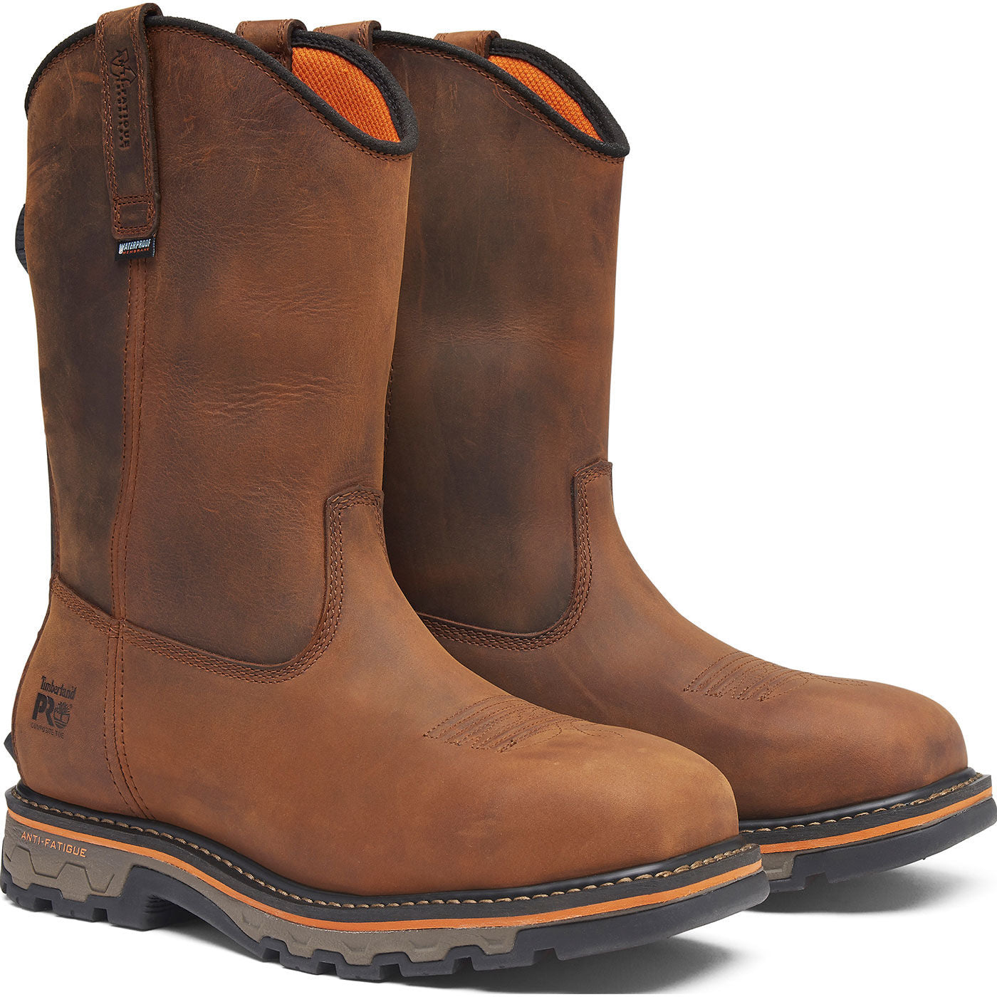 Timberland PRO True Grit BOA Men's 10-inch Composite Toe Waterproof Pull-On Work Boot - front