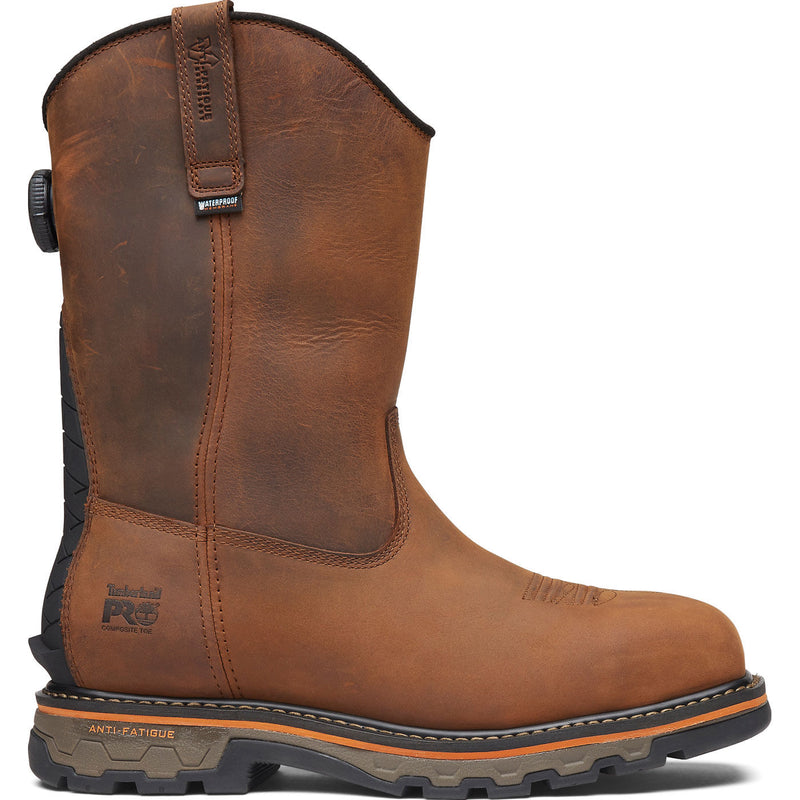Timberland PRO True Grit BOA Men's 10-inch Composite Toe Waterproof Pull-On Work Boot - profile