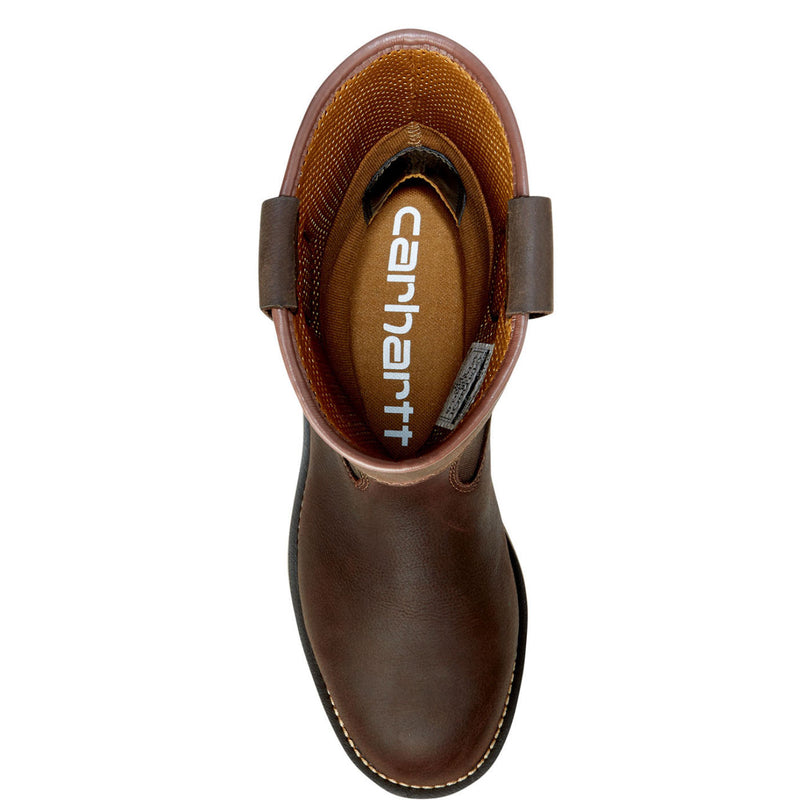 Carhartt Men's Wedge Men's 10-inch Steel Toe Electrical Hazard Waterproof Pull-On Work Boot - birdseye