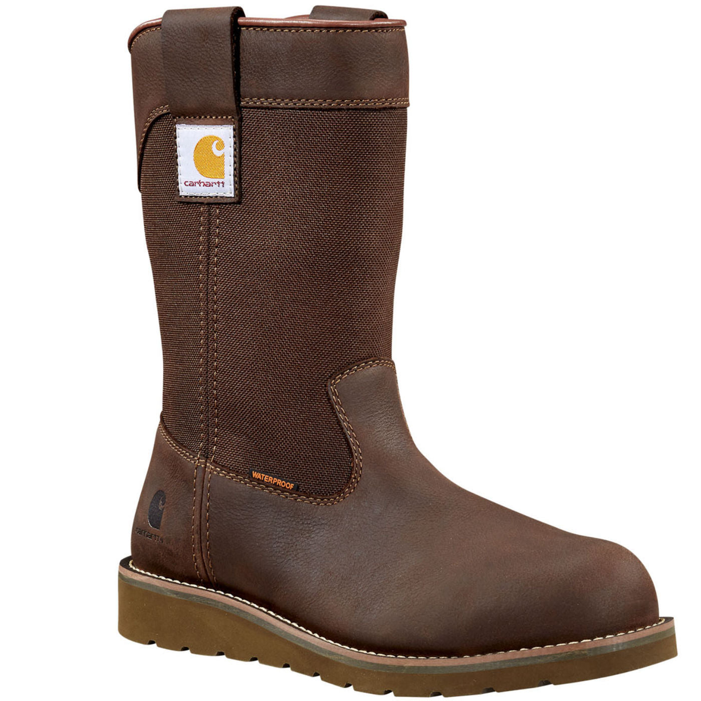 Carhartt Men's Wedge Men's 10-inch Steel Toe Electrical Hazard Waterproof Pull-On Work Boot - main