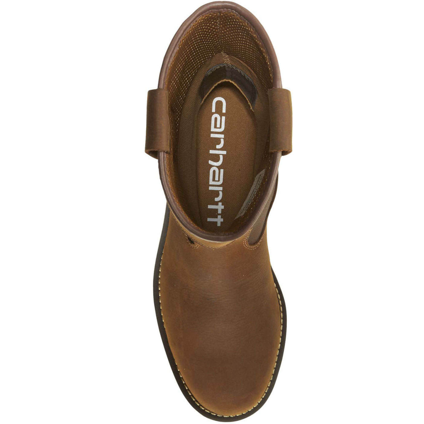 Carhartt Men's Wedge Men's 10-inch Steel Toe Electrical Hazard Waterproof Pull-On Work Boot - birdseye