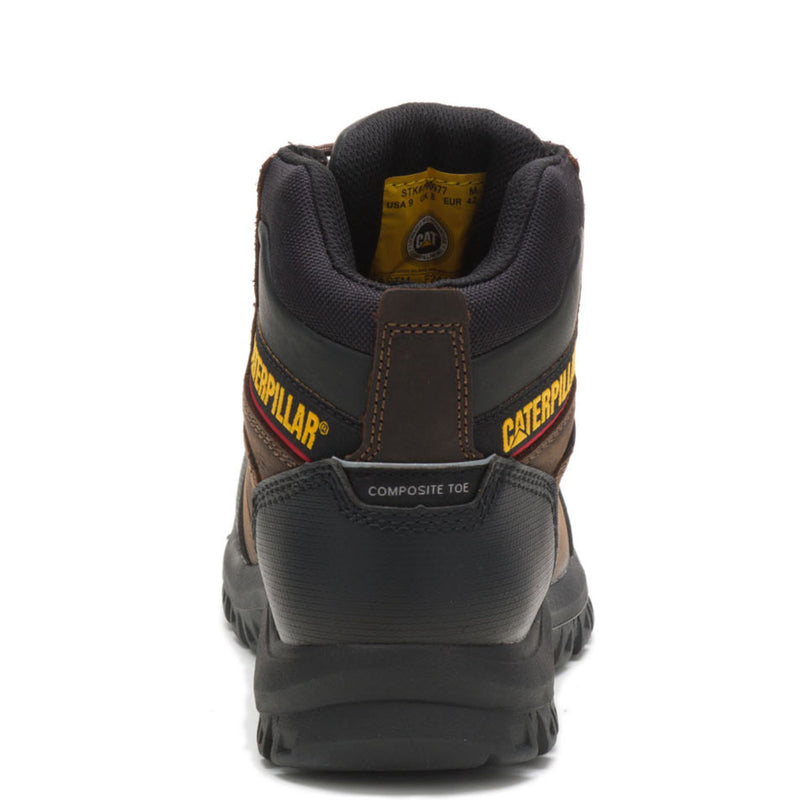 Cat Resorption Men's 6-inch Composite Toe Electrical Hazard Waterproof Work Boot - back