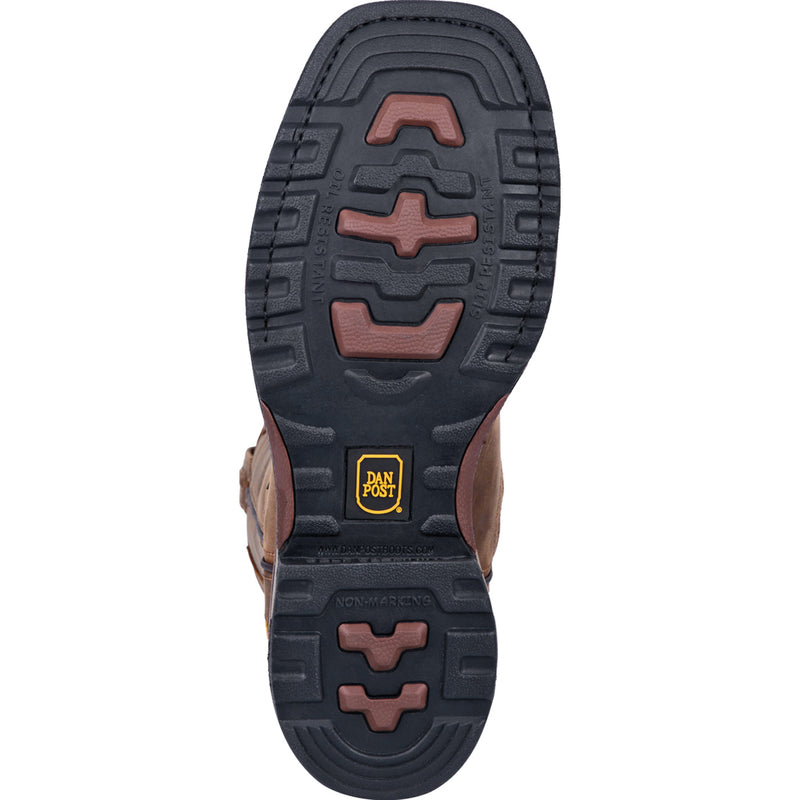 Dan Post Blayde Men's Steel Toe Electrical Hazard Waterproof Western Pull-on Work Boot - outsole
