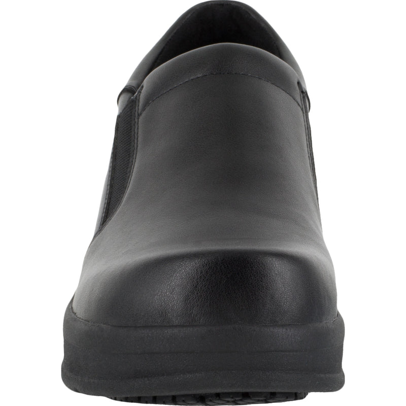 Easy WORKS by Easy Street Appreciate Women's Slip-Resistant Leather Slip-on Work Shoe - front