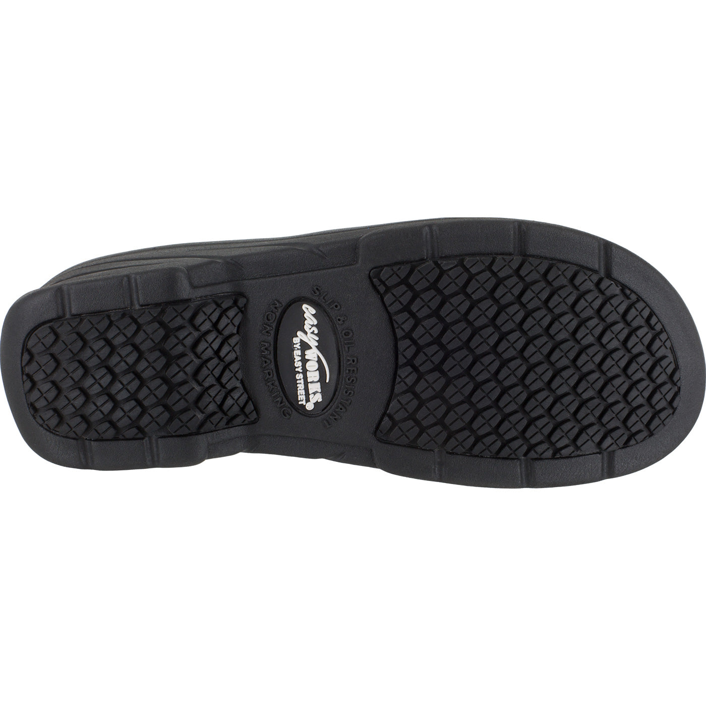 Easy WORKS by Easy Street Appreciate Purple Celestial Women's Slip-Resistant Patent Slip-on Shoe - outsole