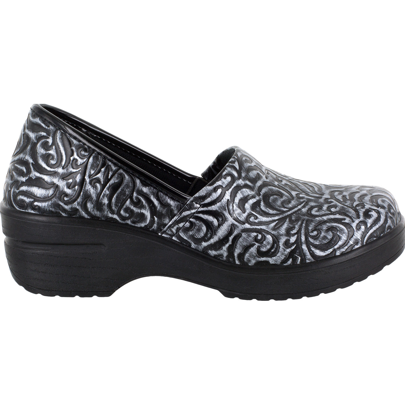 Easy WORKS by Easy Street Laurie Women's Slip-Resistant Slip-on Work Shoe - profile