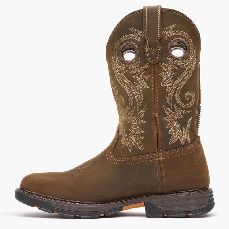 Georgia Boot Men's Carbo-Tec FLX Waterproof Pull-On Work Boot - profile