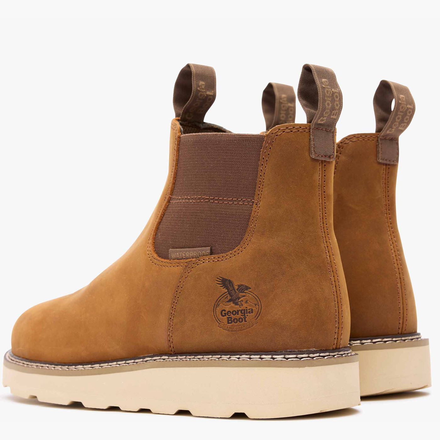 Georgia Boot Core 37 Wedge Waterproof Chelsea Work Boot - back