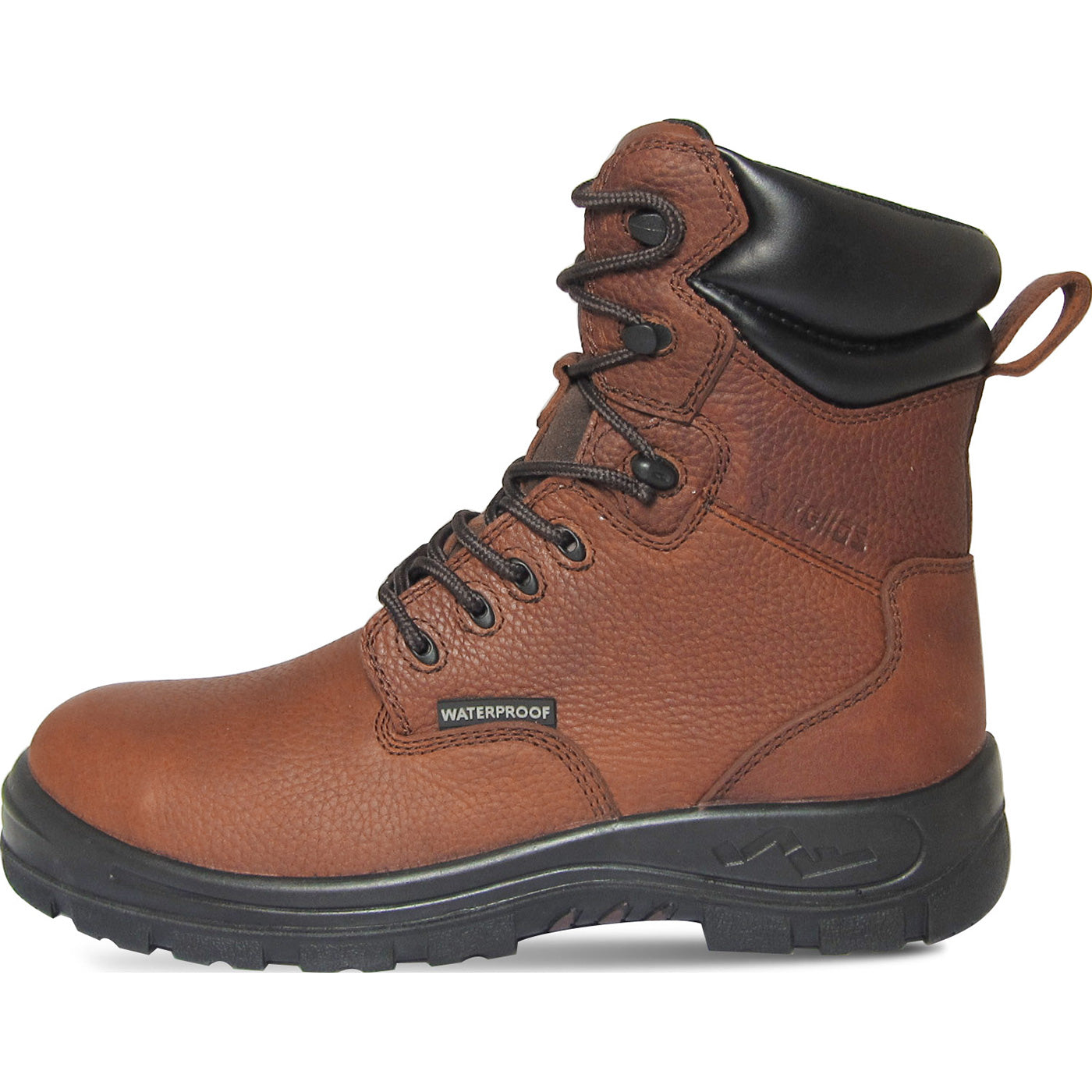 S Fellas by Genuine Grip Poseidon Men's 8 Inch Composite Toe Electrical Hazard Waterproof Work Boot - profile