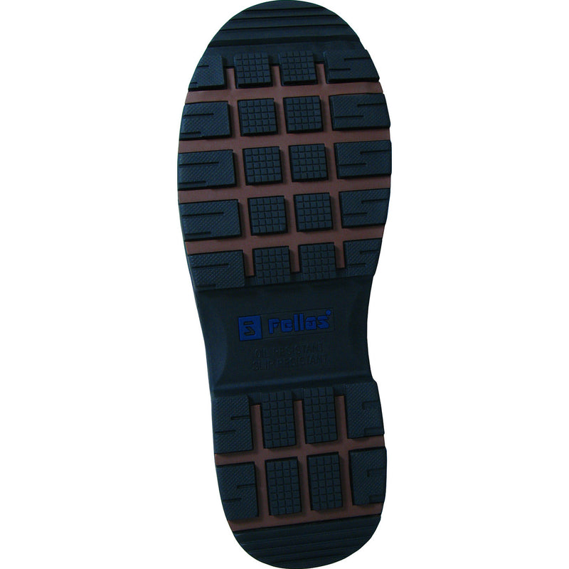 S Fellas by Genuine Grip Vulcan Men's 6 inch Composite Toe Puncture Resistant Waterproof Brown Leather Work Hiker - outsole