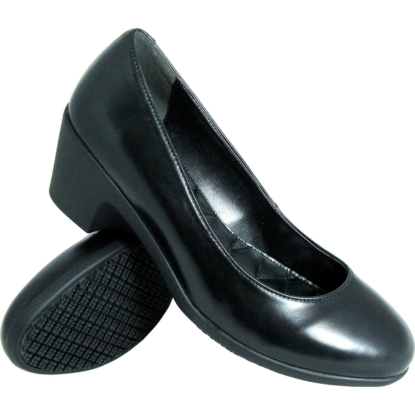 Genuine Grip Women Slip-Resistant Dress Pump Shoes #8400 - Black, 10 Genuine Grip Women Slip-Resistant Dress Pump Shoes #8400 - Black, 10