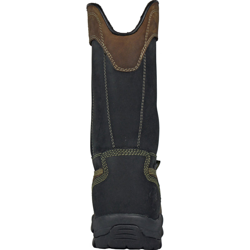 HOSS Slag Men's Internal Metatarsal Composite Toe Puncture-Resisting Waterproof Pull-On Work Boot - back