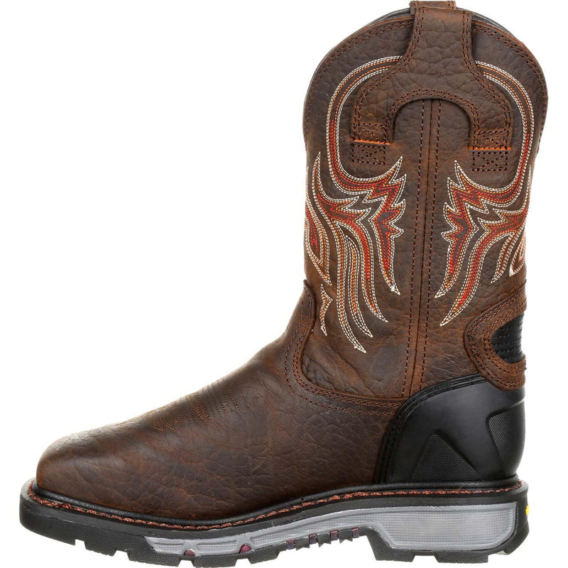 Justin Original Workboots Commander-X5 Driscoll Steel Toe Internal Met Guard Waterproof Western Work Boot - profile