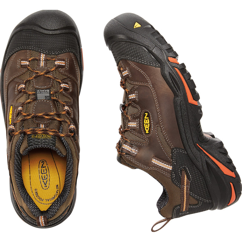 KEEN Utility® Braddock Low Men's Leather Electrical Hazard Resistant Oxford - birdseye