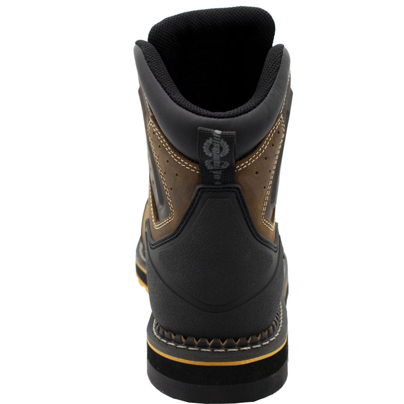 Northside Work Akron Men's 6-inch Nano Toe Electrical Hazard Waterproof Work Boot - back