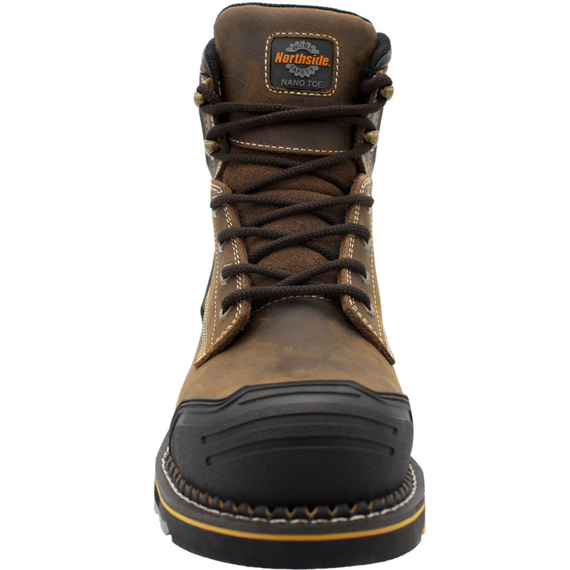 Northside Work Akron Men's 6-inch Nano Toe Electrical Hazard Waterproof Work Boot - front