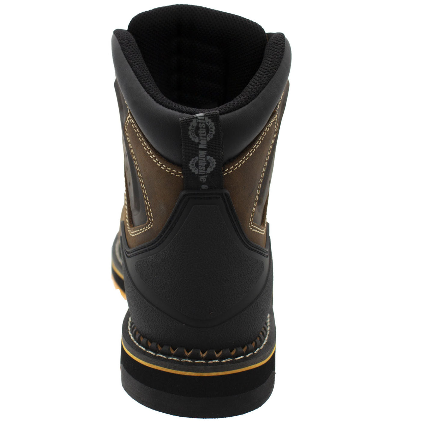 Northside Work Roanoke Men's 6-inch Nano Toe Electrical Hazard Waterproof Work Boot - back