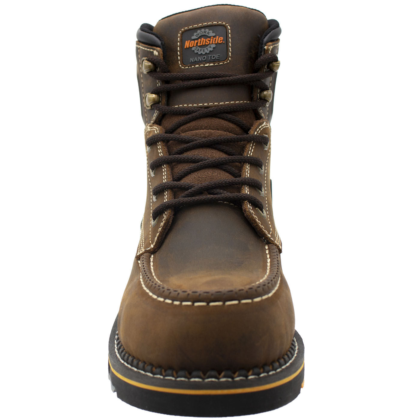 Northside Work Roanoke Men's 6-inch Nano Toe Electrical Hazard Waterproof Work Boot - front