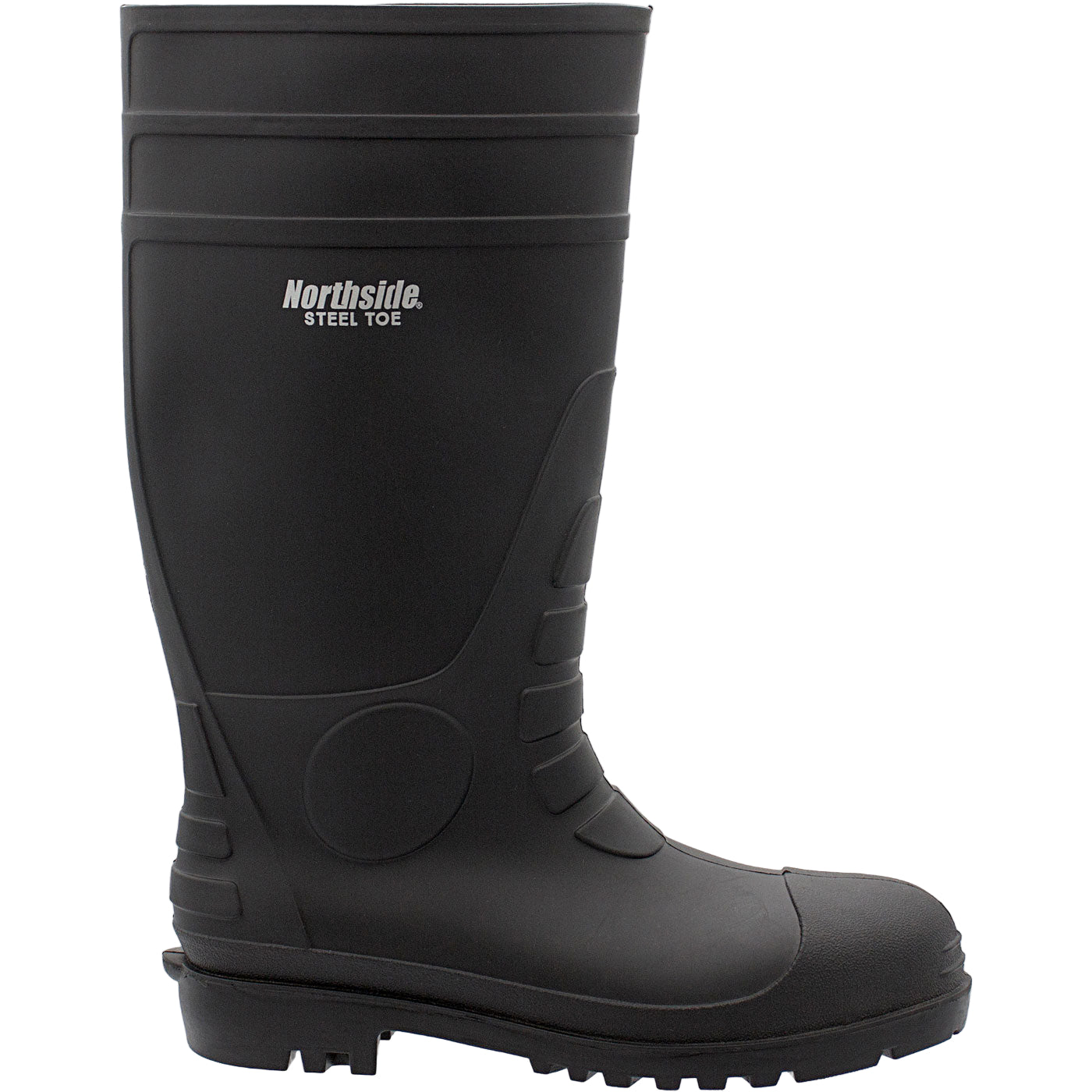 Northside Work Walker Men's 16-inch Steel Toe Waterproof PVC Pull-on Boot