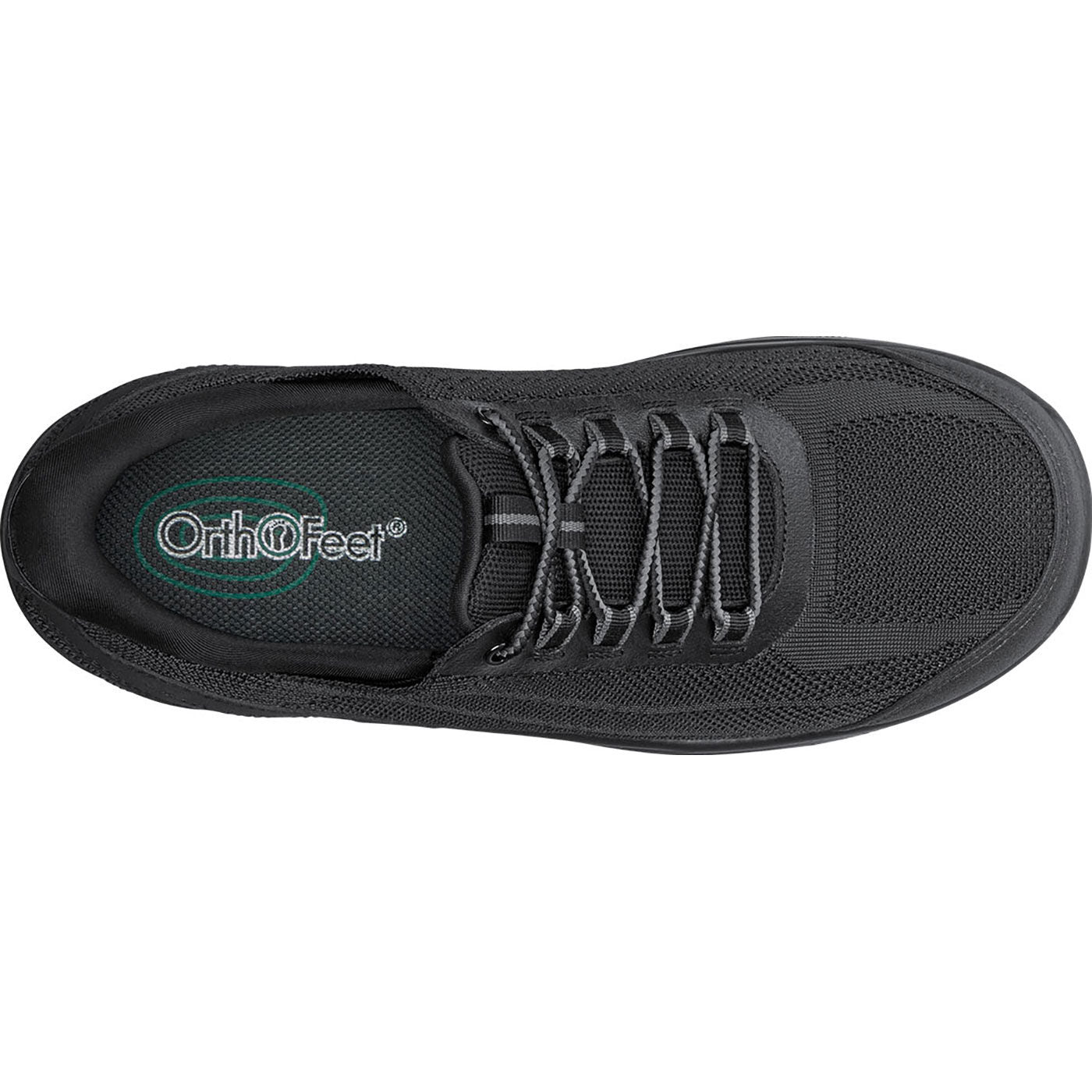 OrthoFeet Onyx Hands-Free Men's Composite Toe Electrical Hazard Slip-Resisting Athletic Work Shoe - birdseye