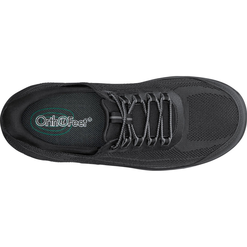 OrthoFeet Onyx Hands-Free Men's Composite Toe Electrical Hazard Slip-Resisting Athletic Work Shoe - birdseye