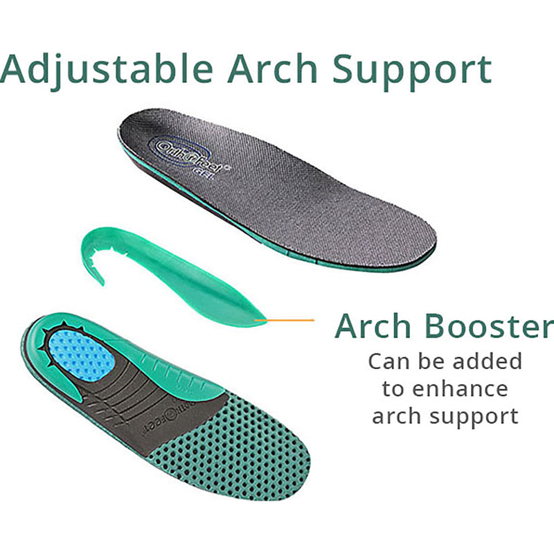 OrthoFeet Onyx Hands-Free Men's Composite Toe Electrical Hazard Slip-Resisting Athletic Work Shoe - front