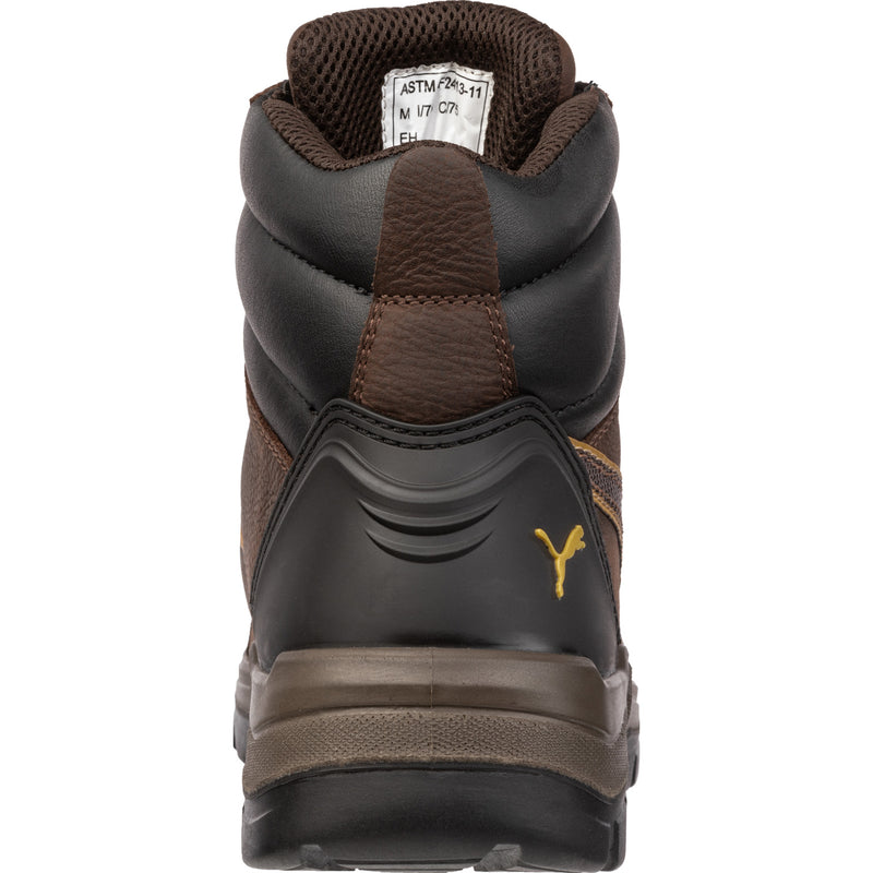 Puma Safety Tornado CTX Mid Men's 6 inch Composite Toe Electrical Hazard Waterproof Work Hiker - back