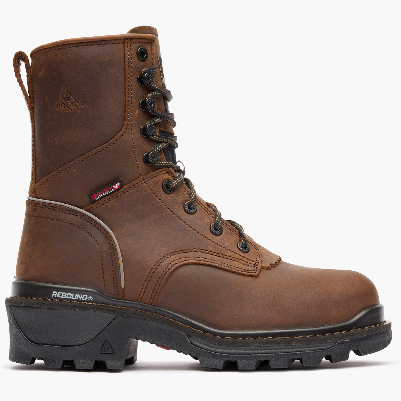 Rocky Rams Horn Logger 800G Insulated Work Boot – SlipGrips