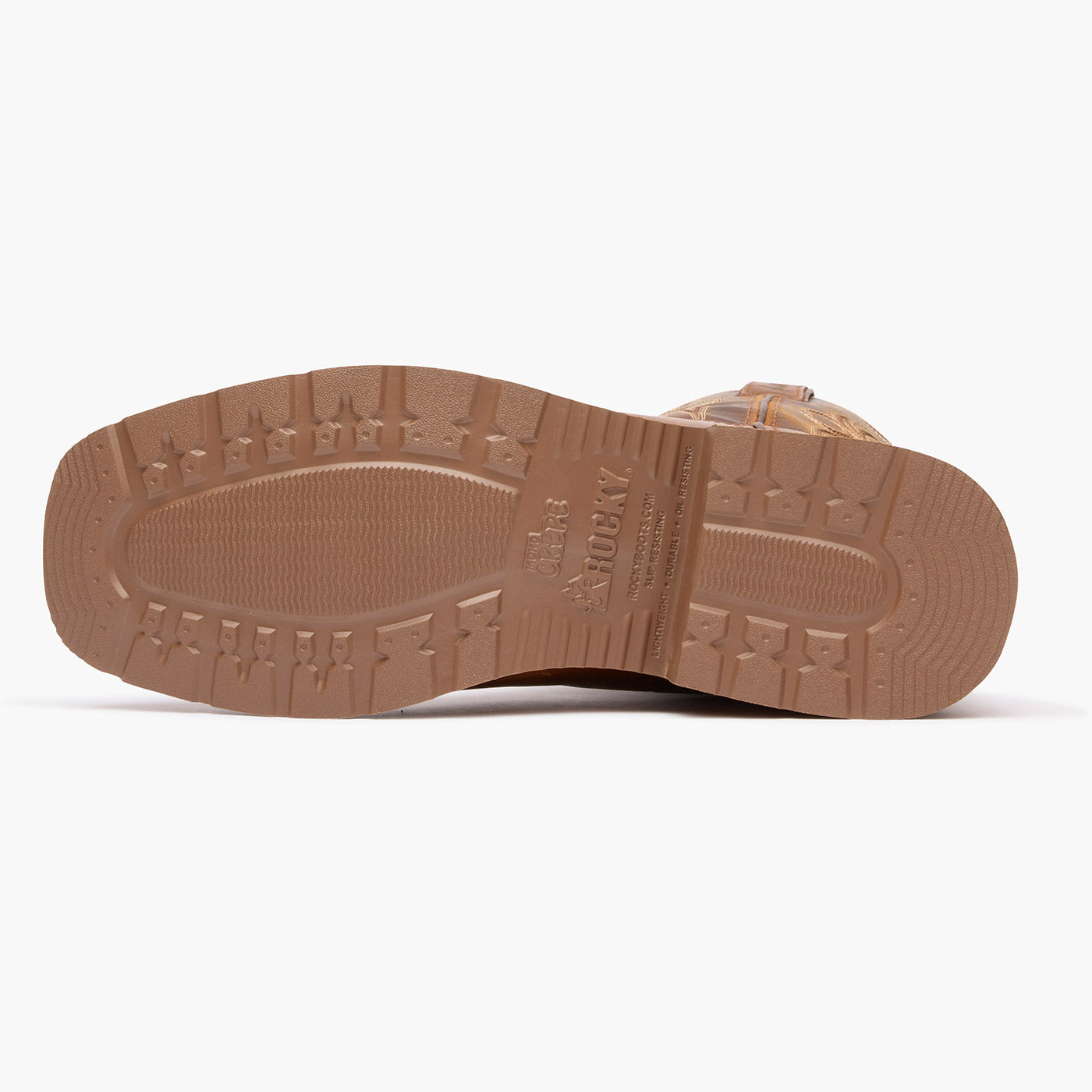 "Rocky MonoCrepe 12" Waterproof Western Boot - outsole"