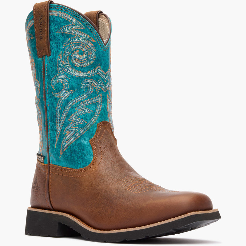 "Rocky MonoCrepe 12" Waterproof Western Boot - main"