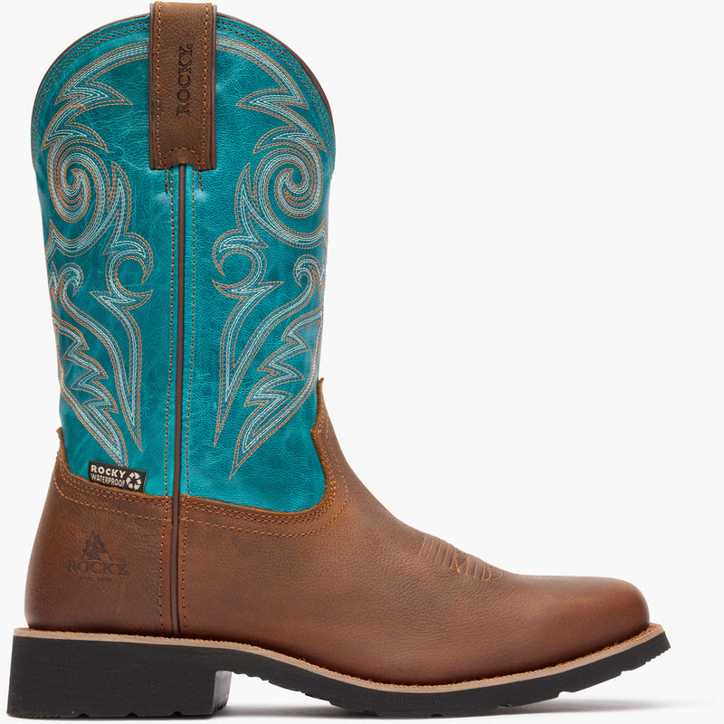 "Rocky MonoCrepe 12" Waterproof Western Boot - profile"
