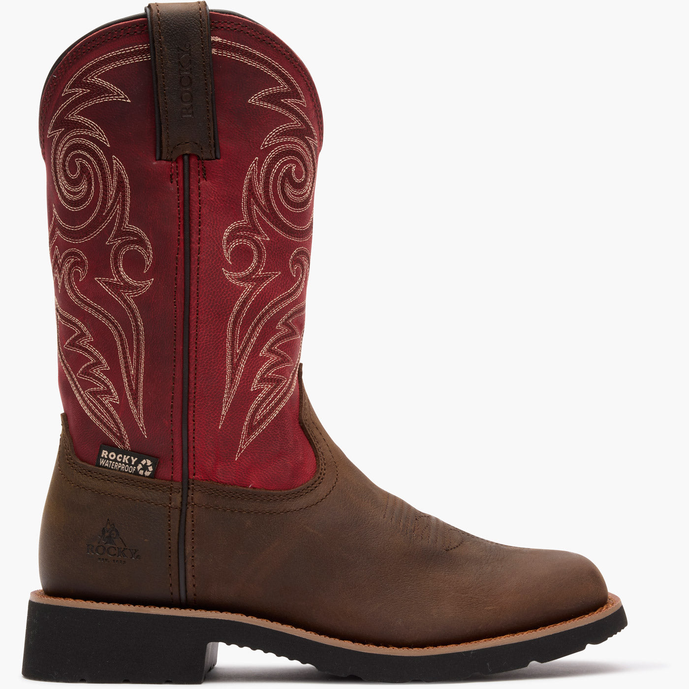 Rocky Steel toe western Slip on boots Rocky Men main image 2