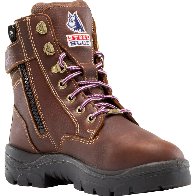 Steel Blue Southern Cross Zip Women's Steel Toe Internal Metatarsal Puncture-Resisting Work Boot - main