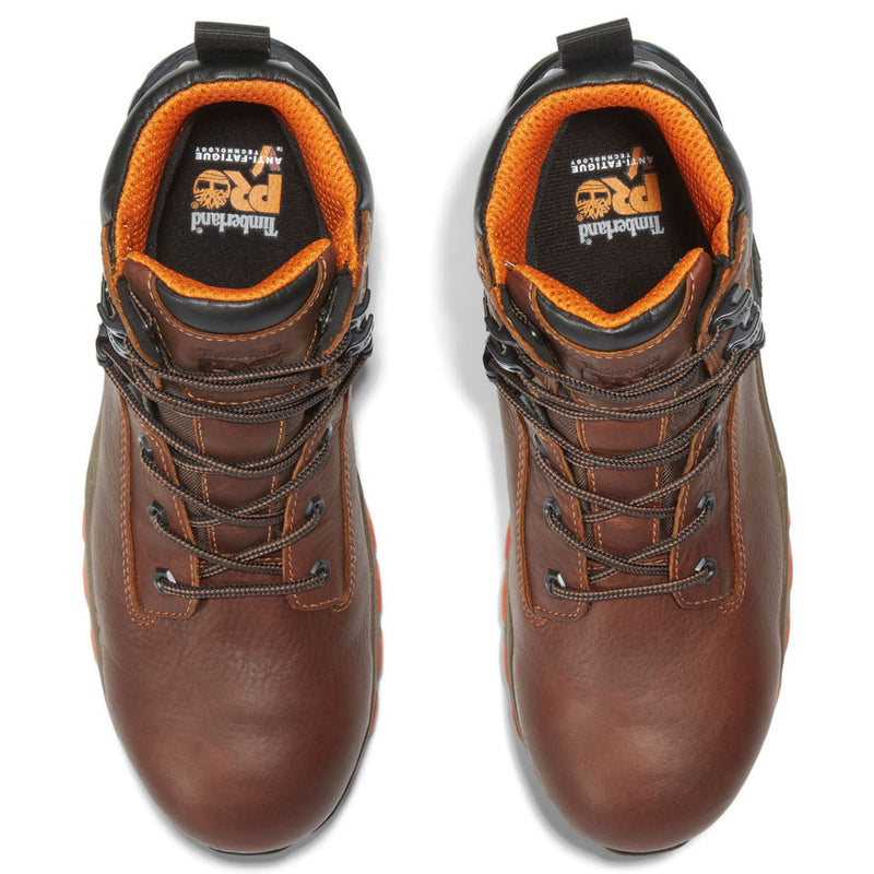 Timberland PRO Hypercharge Men's 6 inch Composite Toe Electrical Hazard Waterproof Work Hiker - birdseye