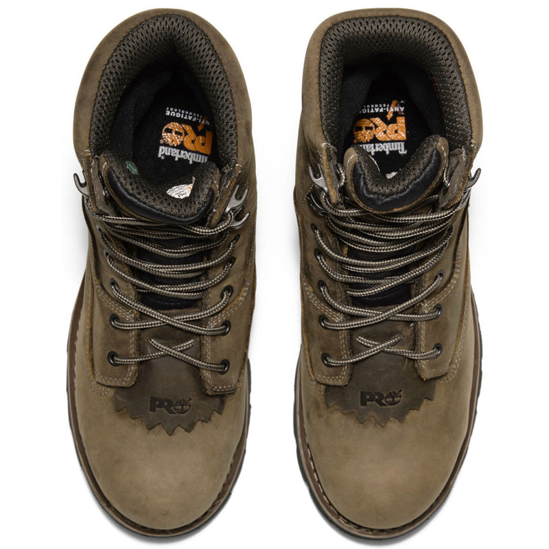 Timberland PRO Evergreen Men's 8-inch Composite Toe 400G Insulated Waterproof Logger Work Boot - birdseye