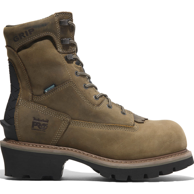 Timberland PRO Evergreen Men's 8-inch Composite Toe 400G Insulated Waterproof Logger Work Boot - profile