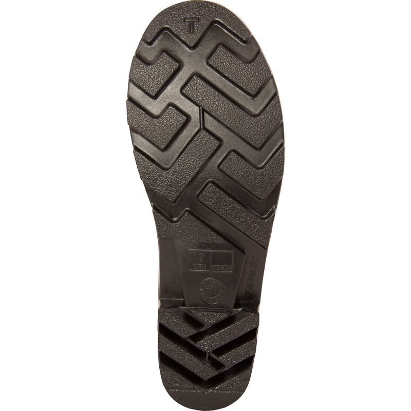 Tingley Pilot Unisex 15 inch PVC Steel Toe CSA-Approved Puncture Resistant Black Knee Boot - outsole