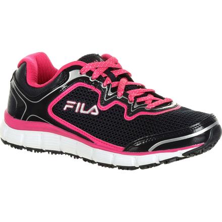 fila women's memory fresh start slip resistant work shoe