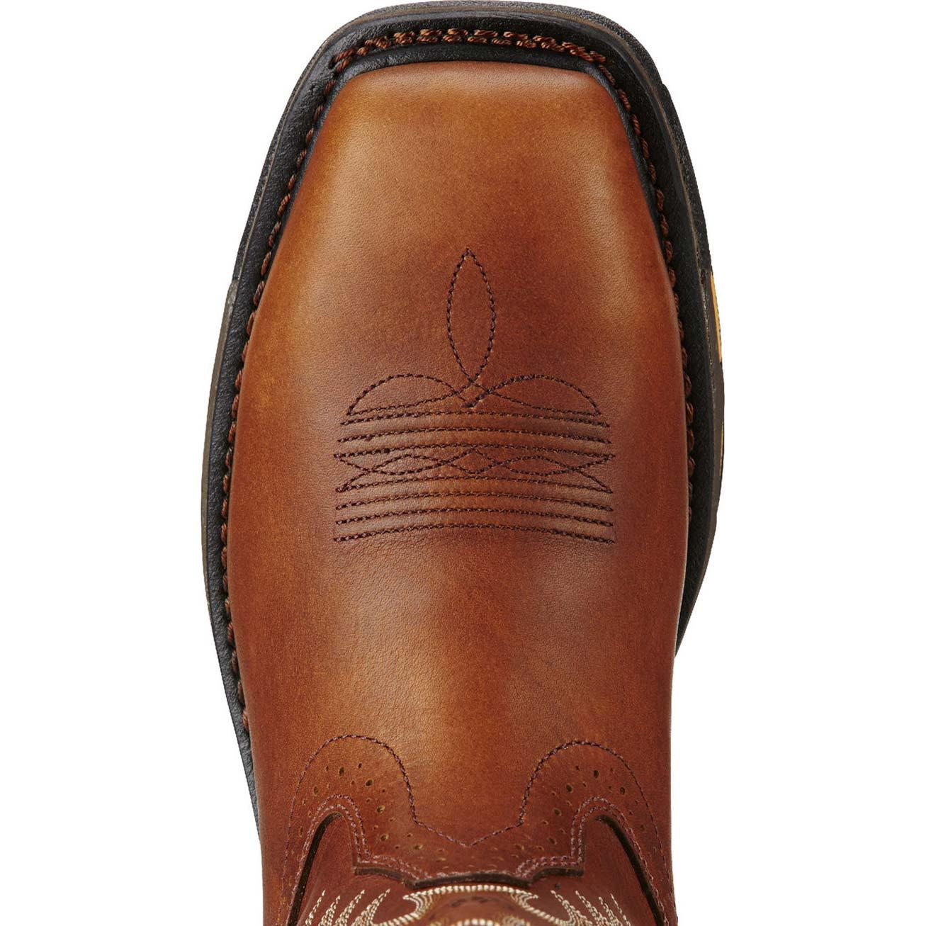 Ariat Workhog Composite Toe CSA-Approved Puncture-Resistant Waterproof Western Work Boot - birdseye