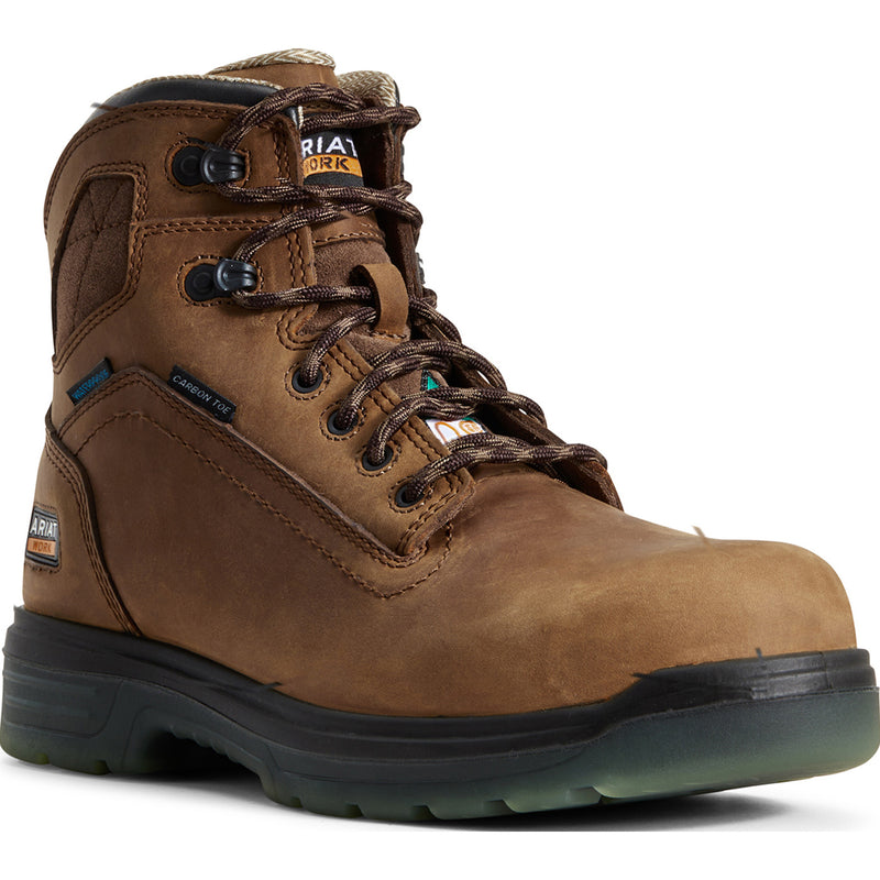 Ariat Turbo Men's CSA Carbon Toe Electrical Hazard Puncture-Resistant Waterproof Work Boot - main