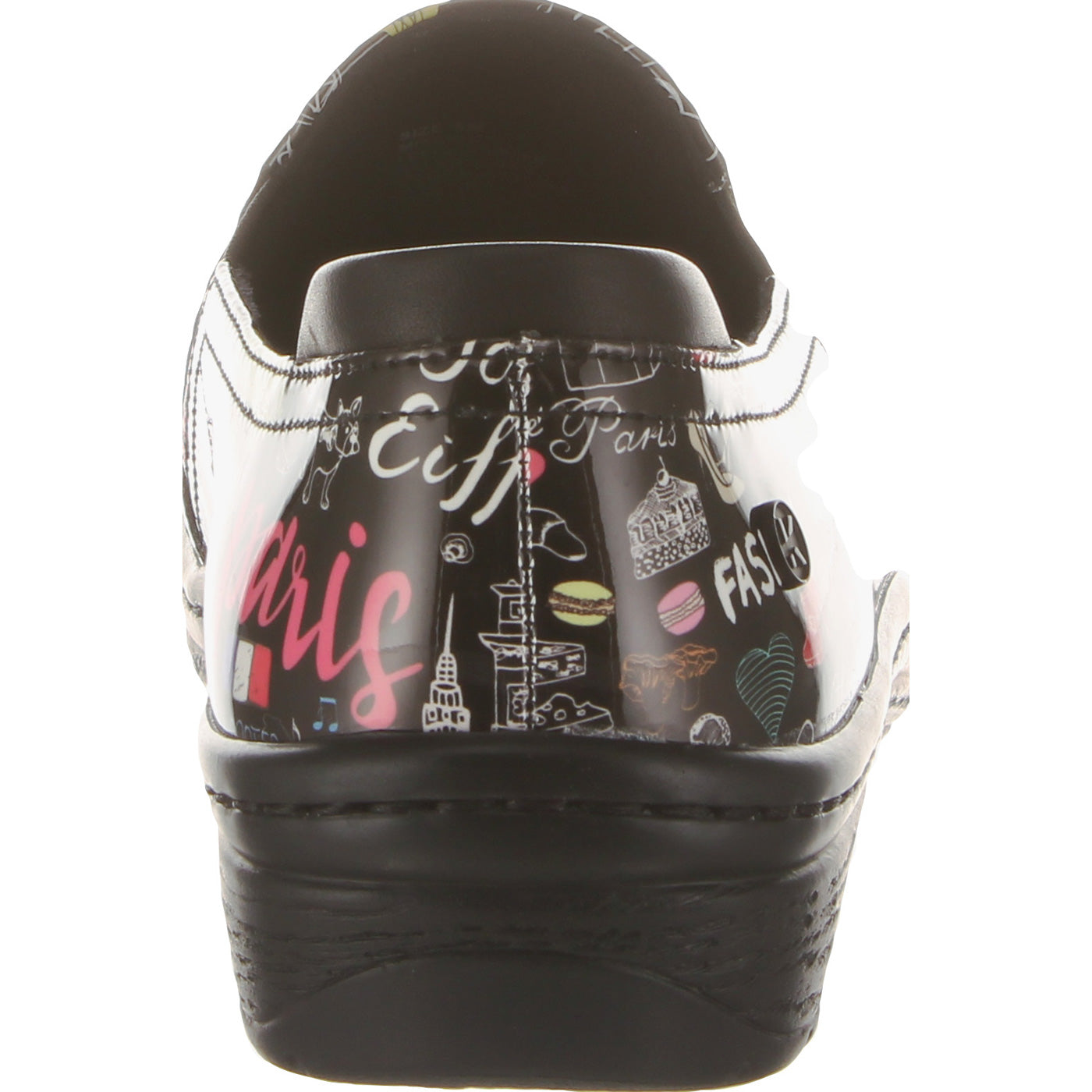 Klogs Moxy Paris Patent Women's Slip-On Work Clogs - back