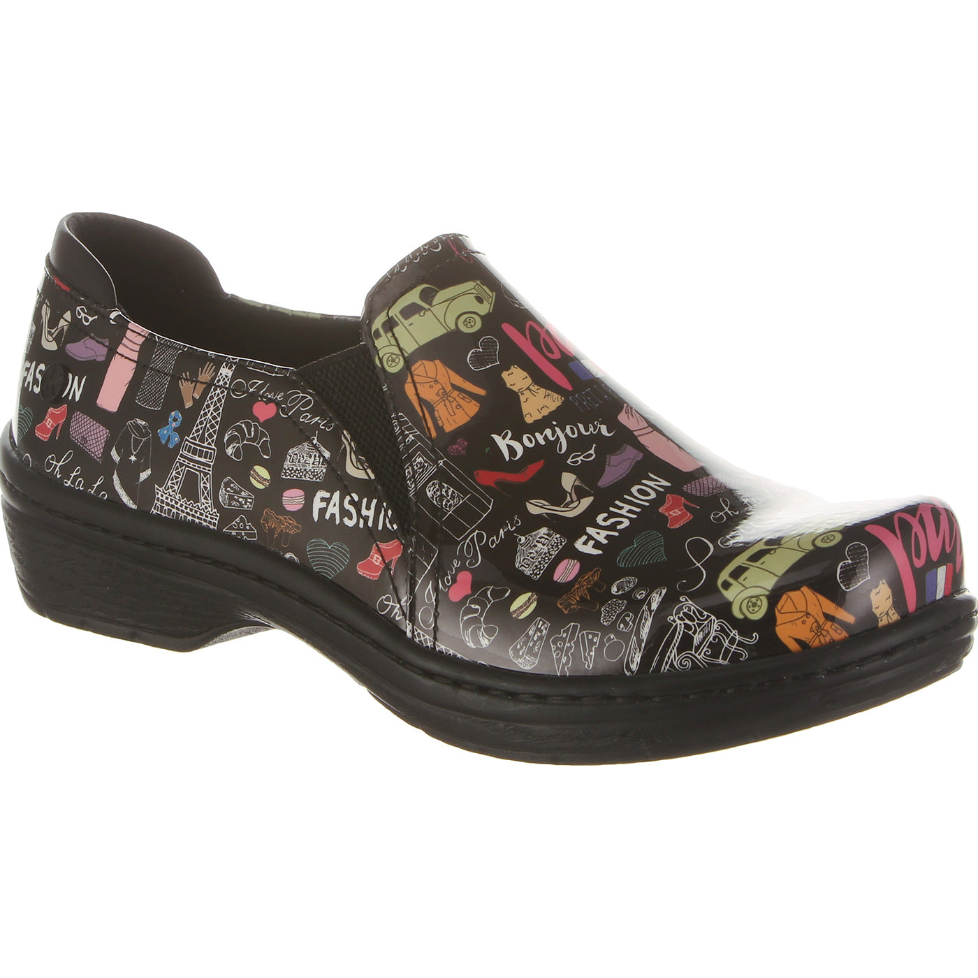 Klogs Moxy Paris Patent Women's Slip-On Work Clogs - main