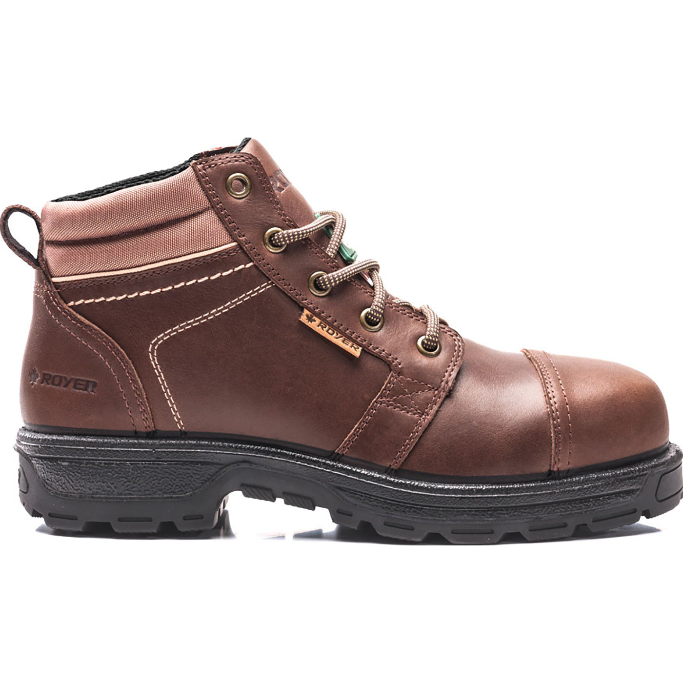 Royer Agility Women's 5 inch Composite Toe CSA-Approved Puncture-Resistant Brown Work Boot - profile