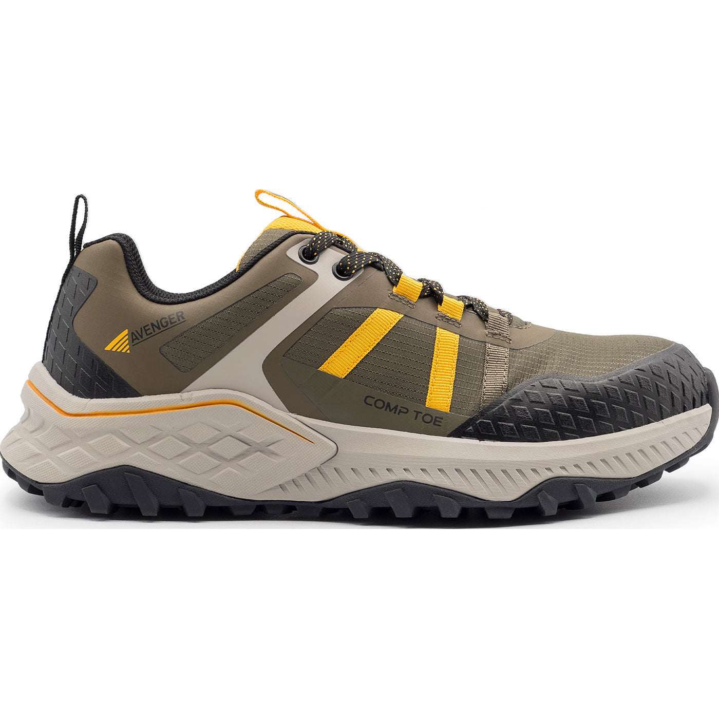 Avenger Aero Trail Men's Composite Toe Electrical Hazard Athletic Work Shoe - profile